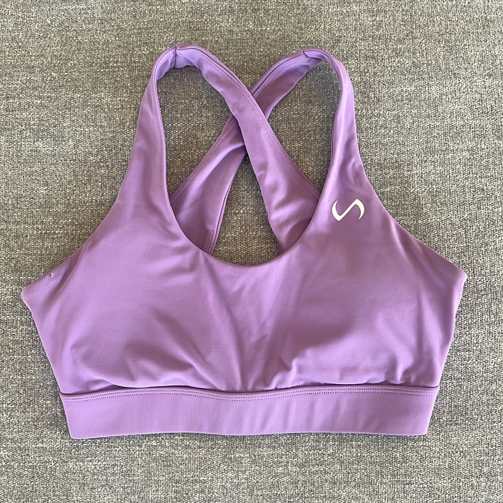 Hyper-Power Workout Sports Bra -Purple crush